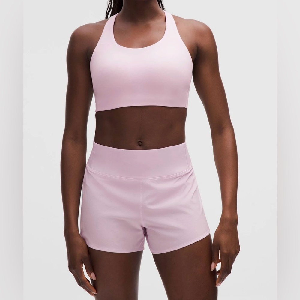 LULULEMON - Energy High Support Bra in Blissful Pink. Size 36 DD